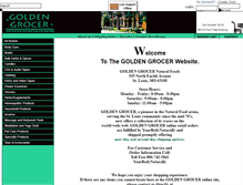 Tablet Screenshot of goldengrocer.com